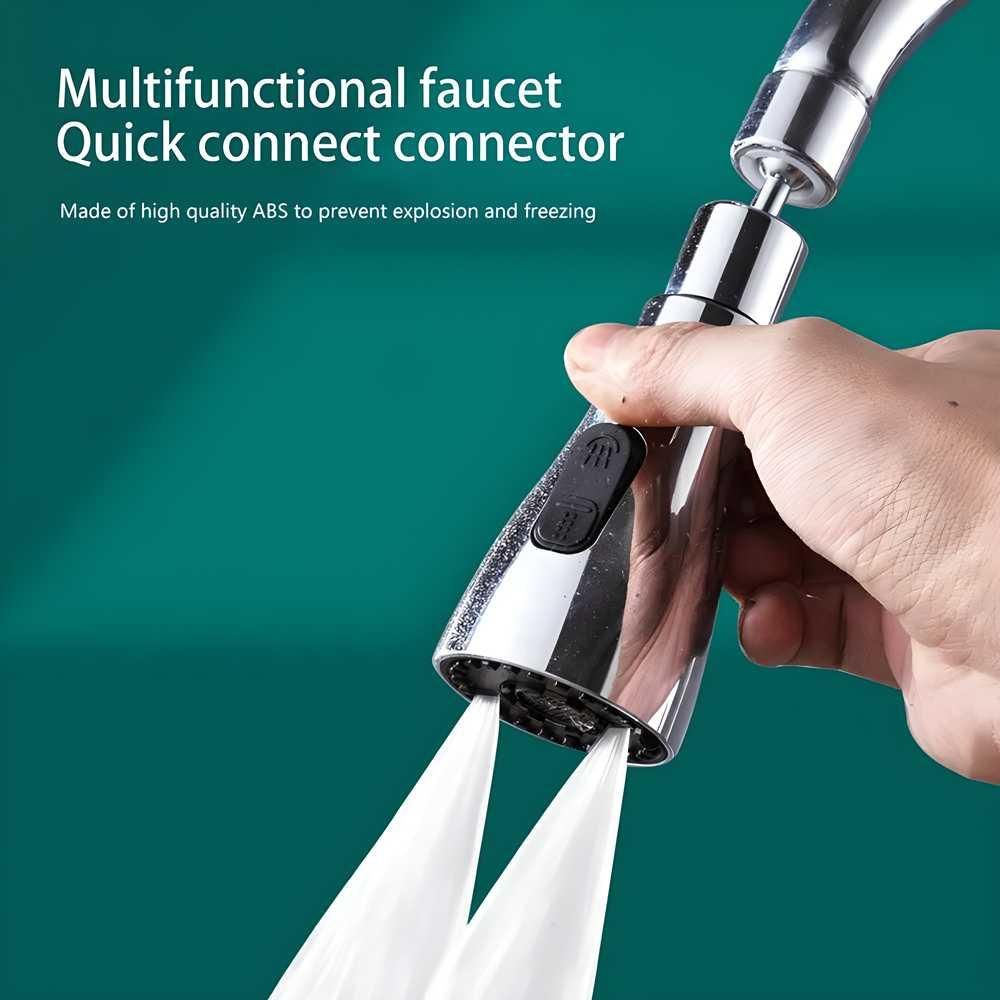 Nubilous Tap Extender for Kitchen Sink, Flexible Faucet with Tap Extension for Convenient Use Upgrade Your Kitchen Sink with Flexible Tap for Easy Access
