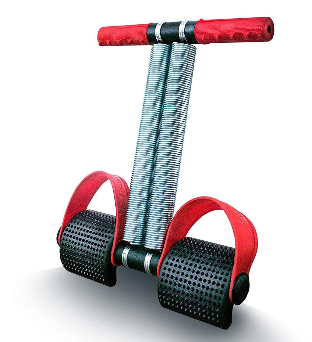 Boldfit Double Spring Tummy Trimmer Men and Women for Abs Workout Stomach Exercise Machine for Women and Men Exercise in Gym, Home for Abdominal, Belly Exercise Waist Trimmer, Tummy Twister Red