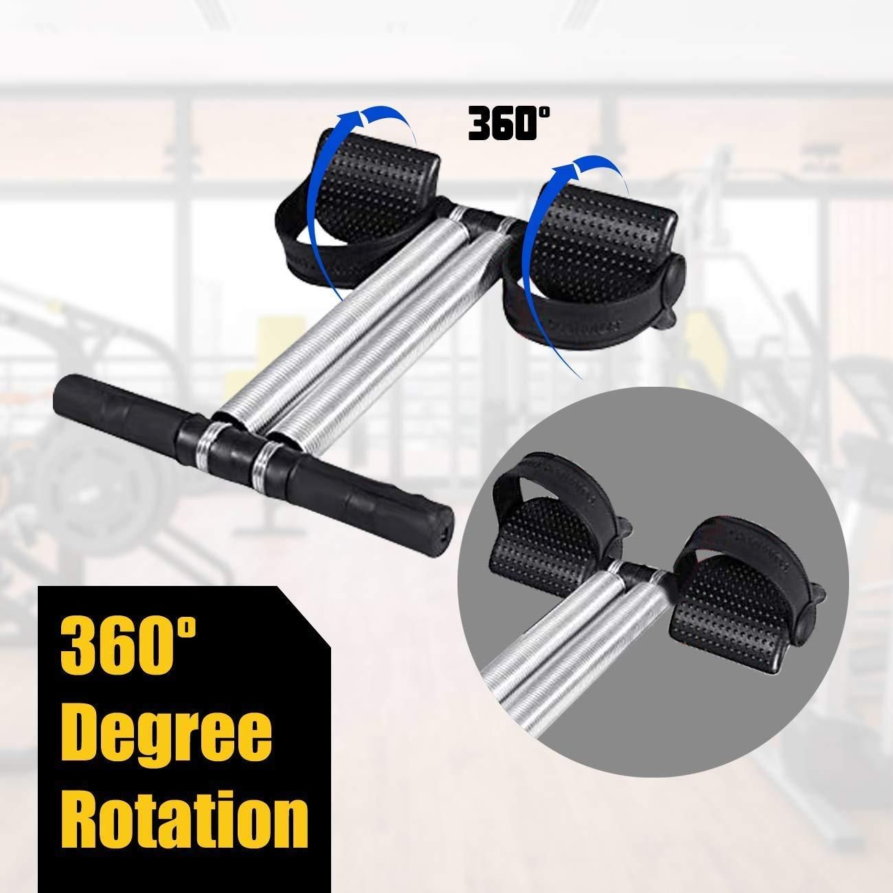 Boldfit Double Spring Tummy Trimmer Men and Women for Abs Workout Stomach Exercise Machine for Women and Men Exercise in Gym, Home for Abdominal, Belly Exercise Waist Trimmer, Tummy Twister Red