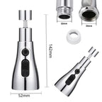 Nubilous Tap Extender for Kitchen Sink, Flexible Faucet with Tap Extension for Convenient Use Upgrade Your Kitchen Sink with Flexible Tap for Easy Access