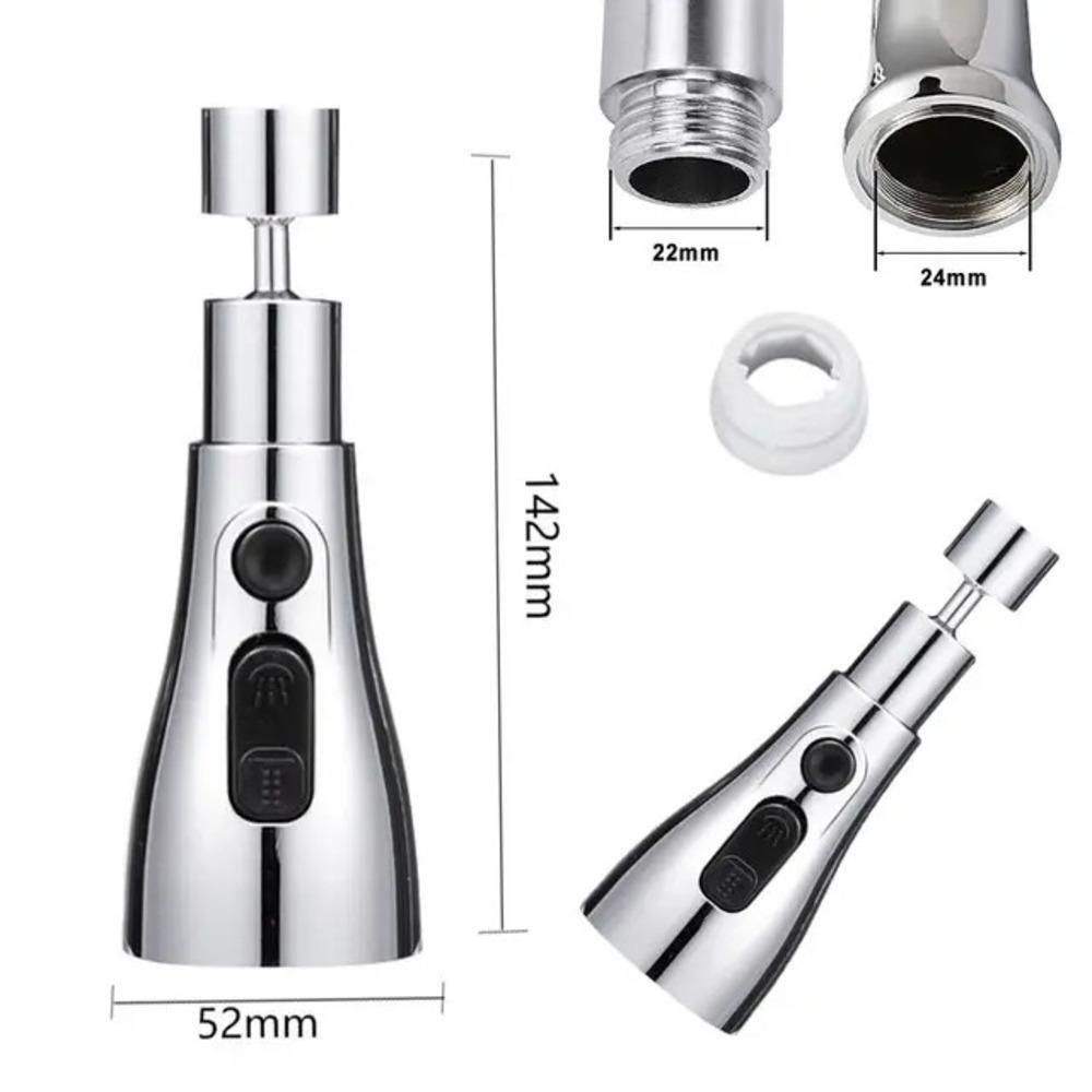 Nubilous Tap Extender for Kitchen Sink, Flexible Faucet with Tap Extension for Convenient Use Upgrade Your Kitchen Sink with Flexible Tap for Easy Access