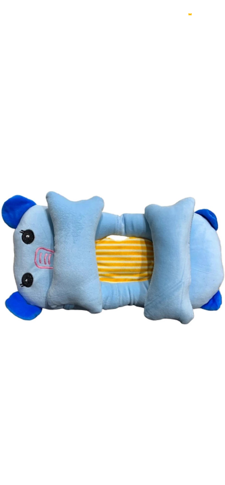 Velvet Cartoon Character Baby Neck Rest Pillow for Kids, Decorative Piece Birthday Gift Item