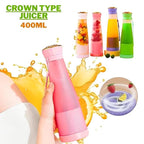 Portable Home Electric 6-Blade Juicer with USB Charging