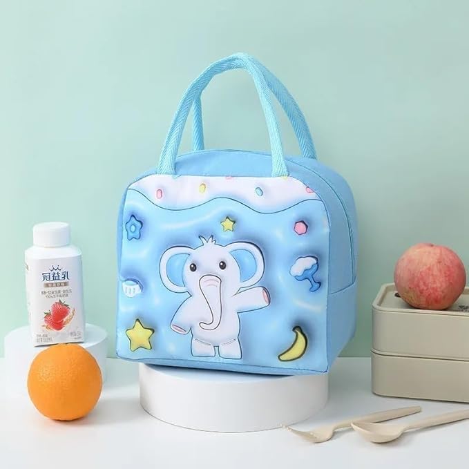 Fristdemannd Portable 3D Cartoon Lunch Box Bag