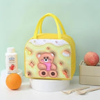 Fristdemannd Portable 3D Cartoon Lunch Box Bag