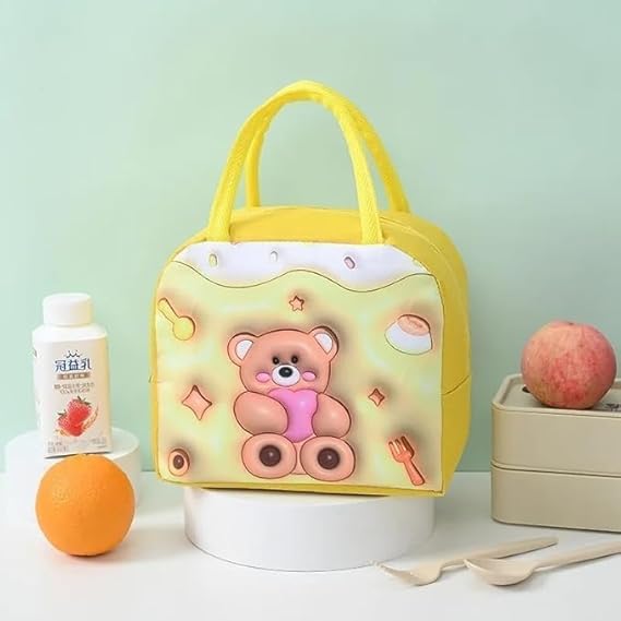 Fristdemannd Portable 3D Cartoon Lunch Box Bag