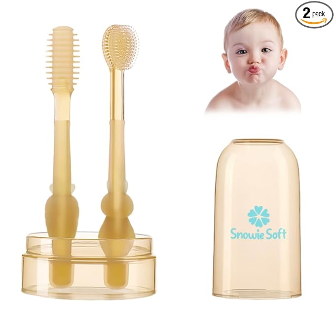 Soft Silicone Bristle Oral Care Toothbrush For Baby