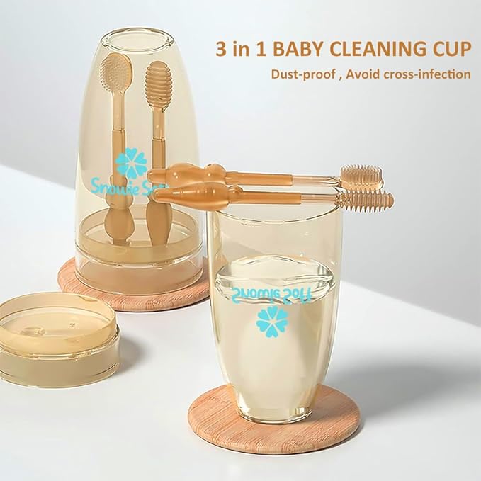 Soft Silicone Bristle Oral Care Toothbrush For Baby