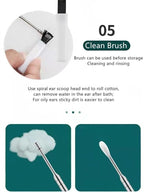 6 Pieces Ear Wax Removal Smooth Stainless Steel Kit
