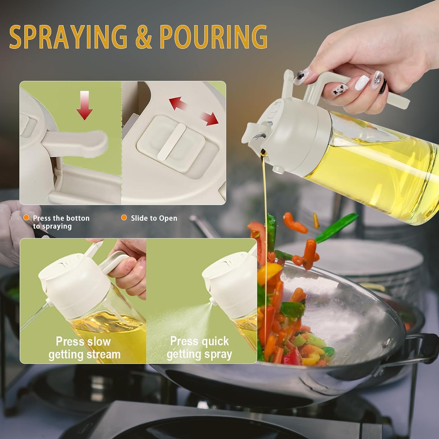 A Portable Sprayer Oil Dispenser