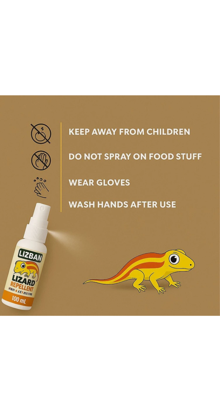 Lizard Repellent Spray 100Ml (Pack of 2)