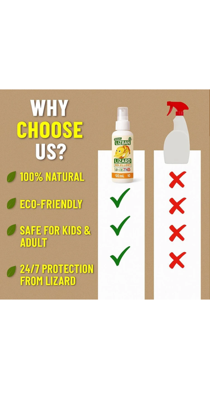 Lizard Repellent Spray 100Ml (Pack of 2)