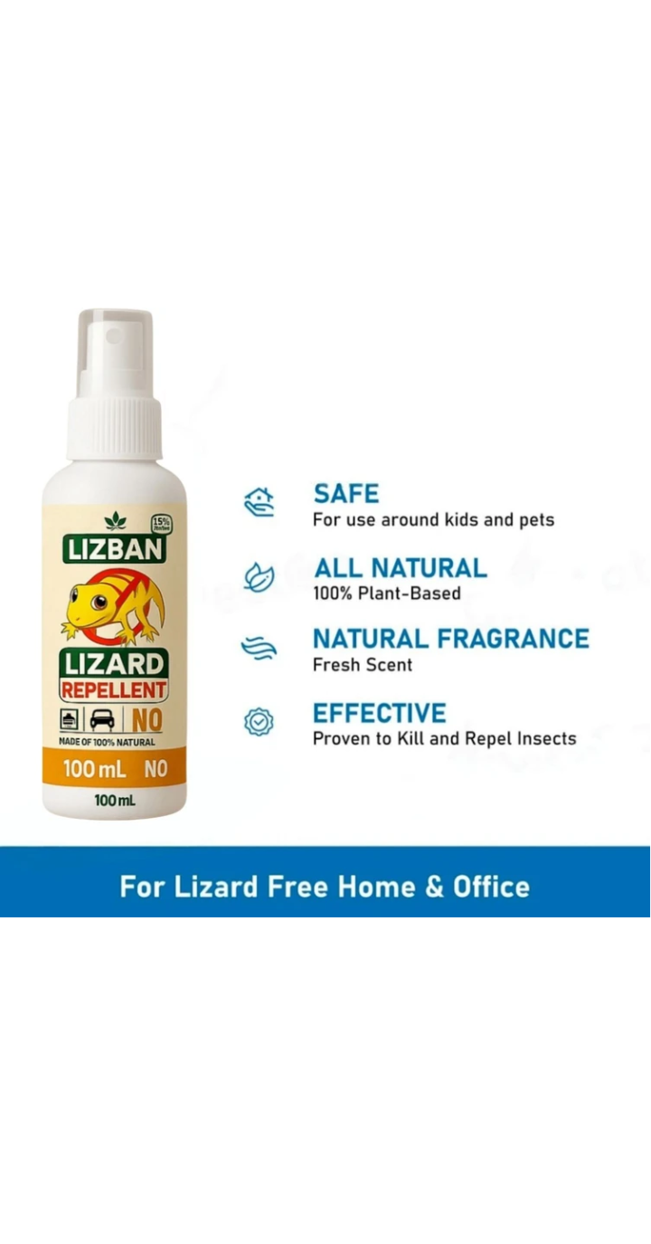 Lizard Repellent Spray 100Ml (Pack of 2)