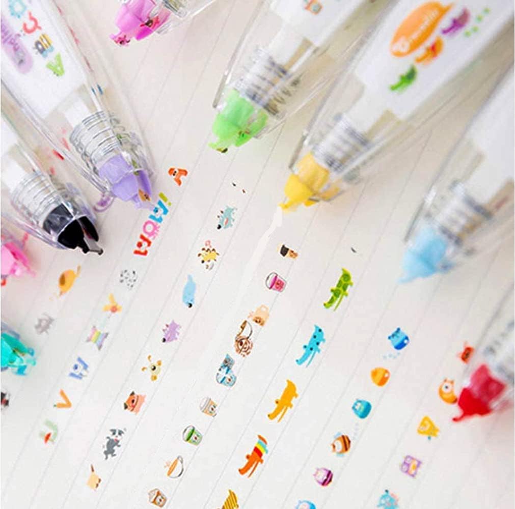 Decoration Tape Cute Novelty Sticker Pen Machine Pack of 2