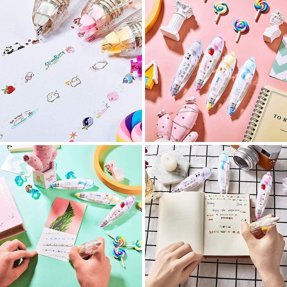 Decoration Tape Cute Novelty Sticker Pen Machine Pack of 2