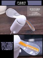 USB LED Fan with Programmable CD for customized Message