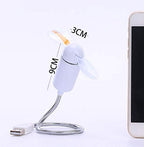USB LED Fan with Programmable CD for customized Message