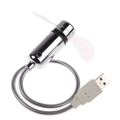 USB LED Fan with Programmable CD for customized Message