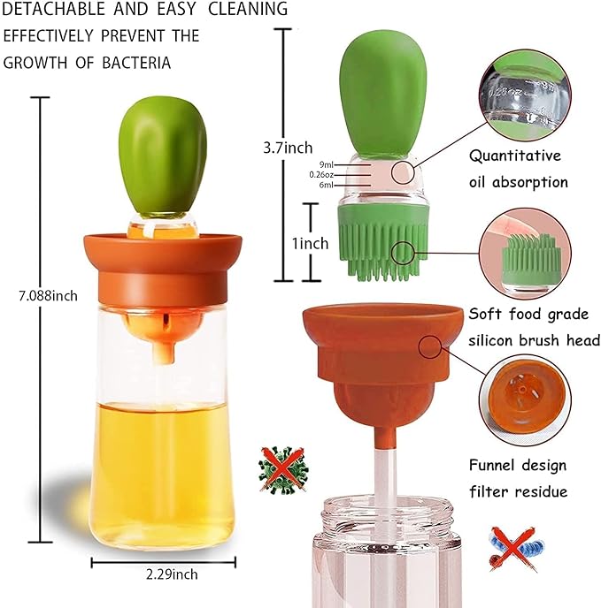Oil Dispenser with Brush