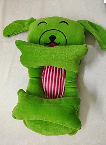 Velvet Cartoon Character Baby Neck Rest Pillow for Kids, Decorative Piece Birthday Gift Item