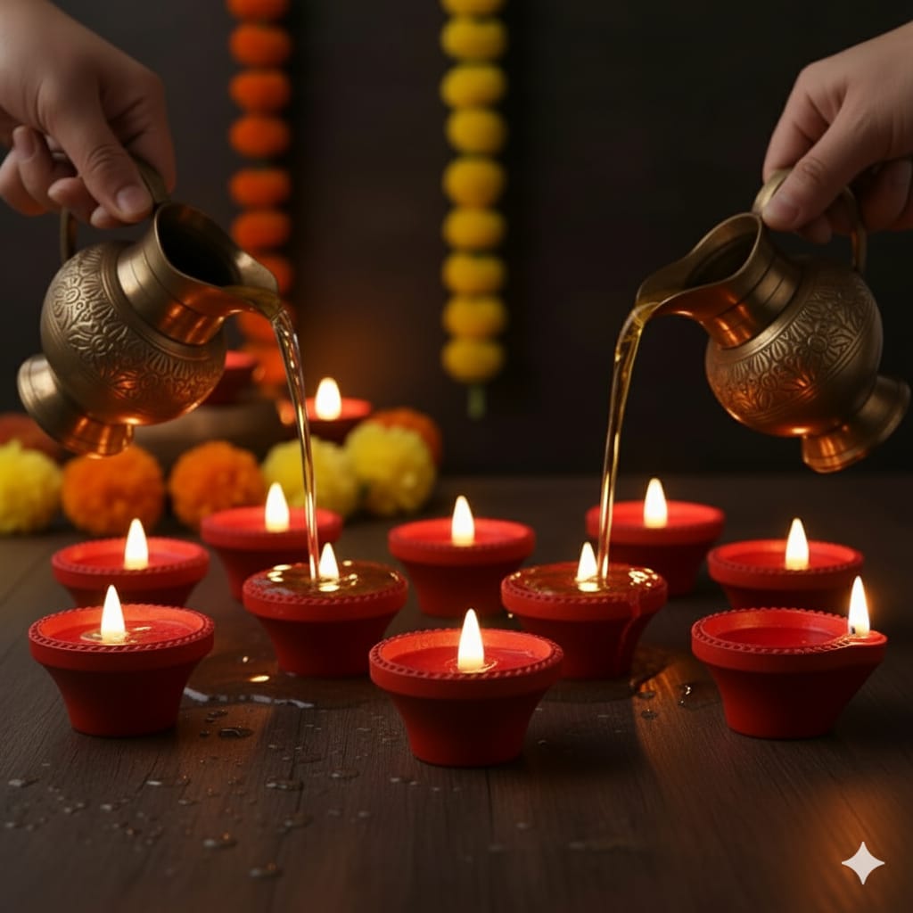 Water Sensor LED Light Diyas