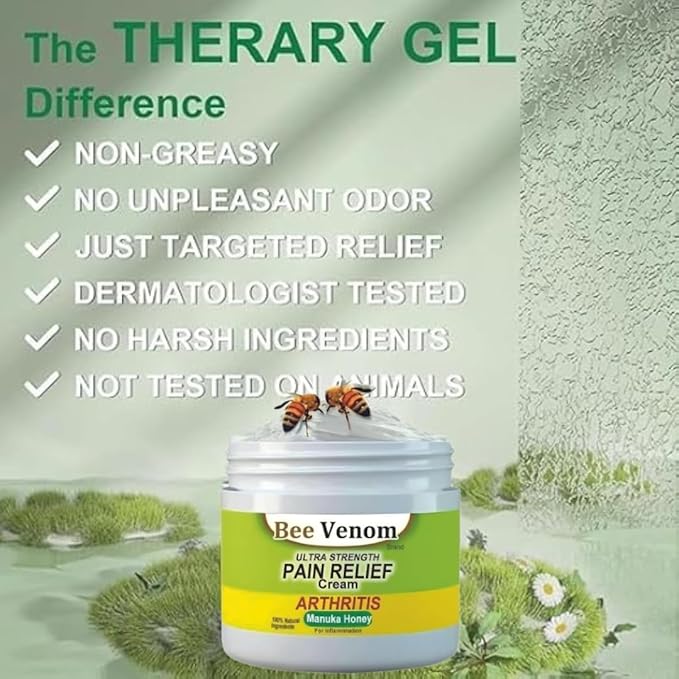 Bee Venom Ultra Strength Pain Relief Cream (Pack of 2)