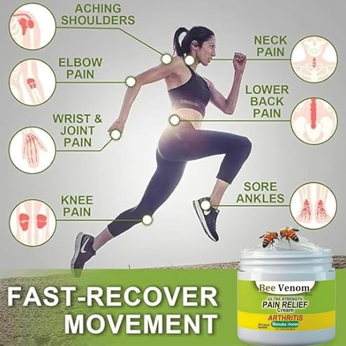 Bee Venom Ultra Strength Pain Relief Cream (Pack of 2)