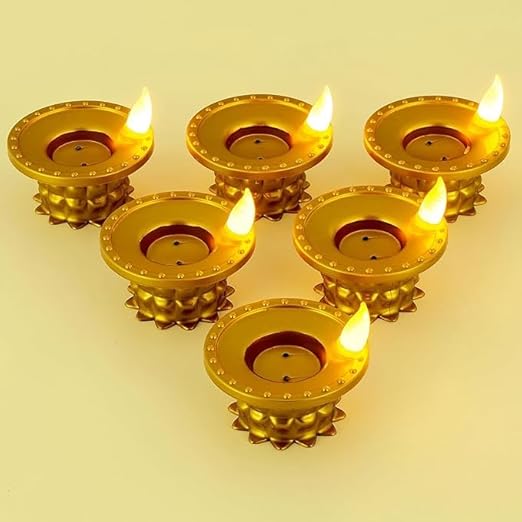 Water Pouring  Diya Led Light