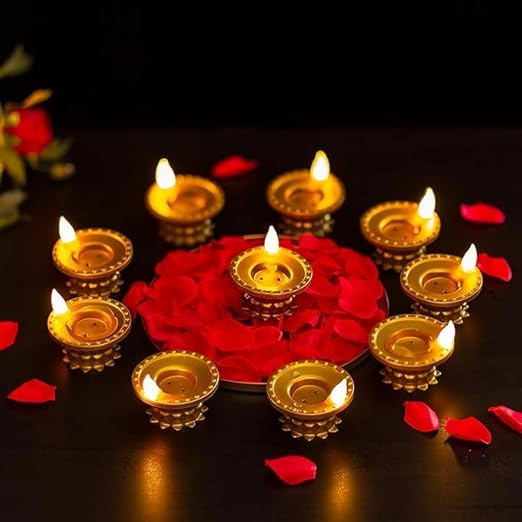 Water Pouring  Diya Led Light