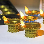 Water Pouring  Diya Led Light