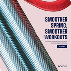 Boldfit Double Spring Tummy Trimmer Men and Women for Abs Workout Stomach Exercise Machine for Women and Men Exercise in Gym, Home for Abdominal, Belly Exercise Waist Trimmer, Tummy Twister Red