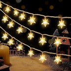 Serial String Star Lights for Decoration
