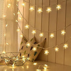 Serial String Star Lights for Decoration