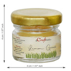 eCraftIndia Set of 5 Mini Jar Lemon Grass Scented Candles for Home Decoration - Fragrance Candles for Bedroom, Meditation, and Studying for Christmas, Diwali, Birthdays, Valentine's Day
