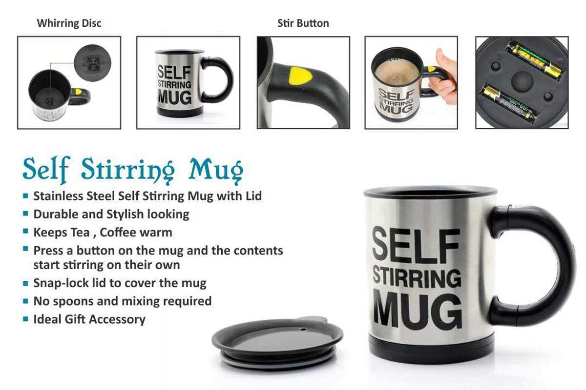 Self Stirring Coffee Mug