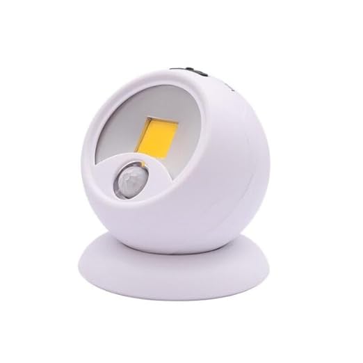 PAVITYAKSH COB Motion Sensor Light Automatic Induction Motion Sensor LED Night Light Table Lamp Battery Powered for in Room