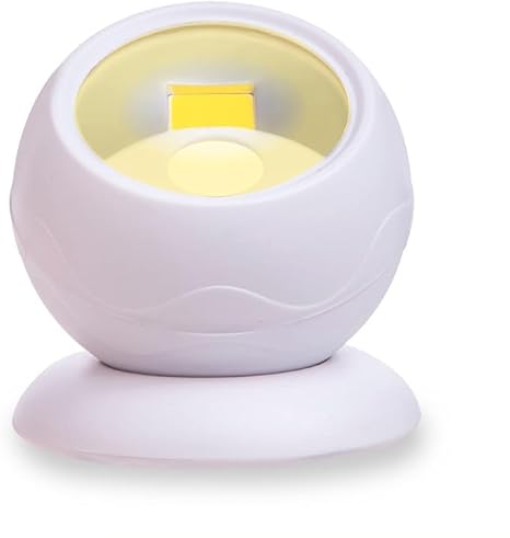 PAVITYAKSH COB Motion Sensor Light Automatic Induction Motion Sensor LED Night Light Table Lamp Battery Powered for in Room