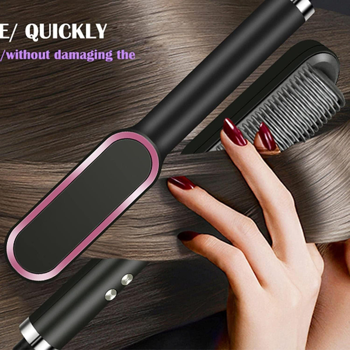 Professional Electric Hair Straightener Comb Brush